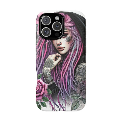 Gothic Rose Tattoo Art Mobile Case