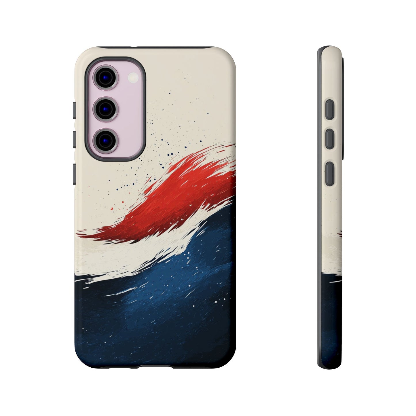 Crimson Tide – Artistic Brushstroke Abstract Case for iPhone, Google Pixel, Samsung