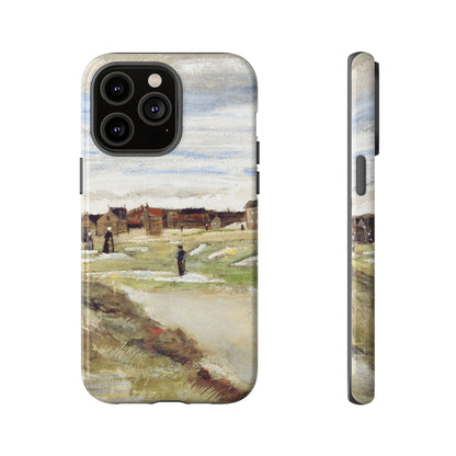 Van Gogh Village Painting Phone Case - iPhone, Samsung, Pixel - Art Print Cover, Gift for Art Lovers