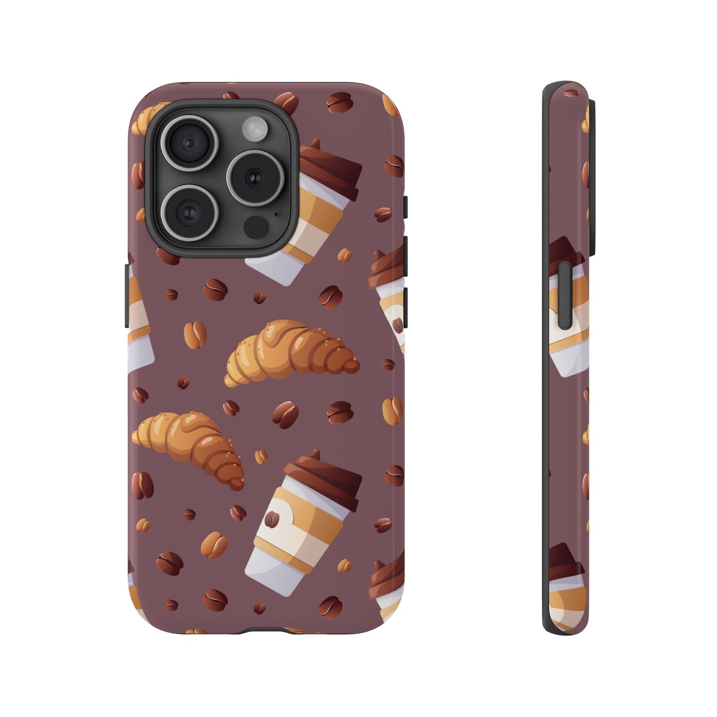 ]Kawaii Food Lover's Phone Case –Coffee Beans Phone Cover for iPhone, Google Pixel, Samsung