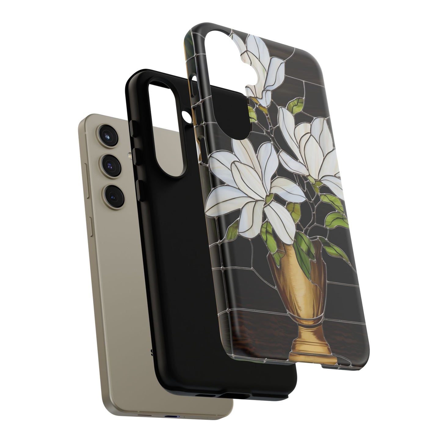 Stained Glass Floral Phone Case