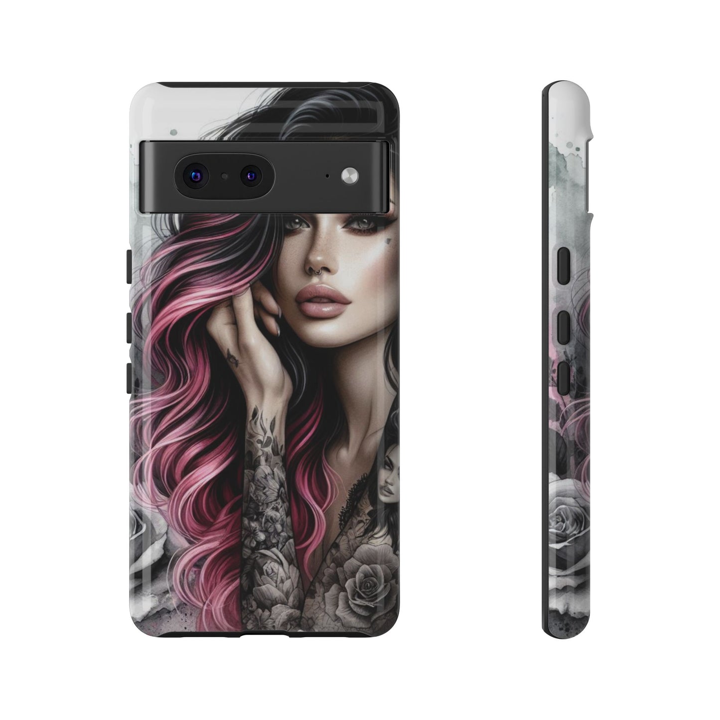 Tattooed Elegance – Gothic Art Mobile Cover