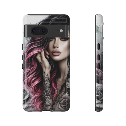 Tattooed Elegance – Gothic Art Mobile Cover