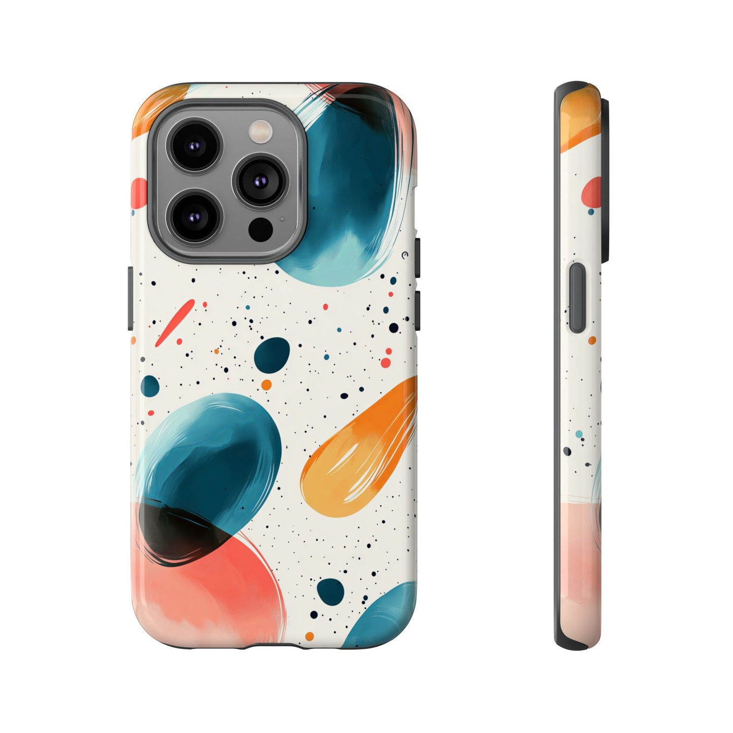 Color Swirl Splash – Abstract Art Phone Case for iPhone, Samsung & Pixel