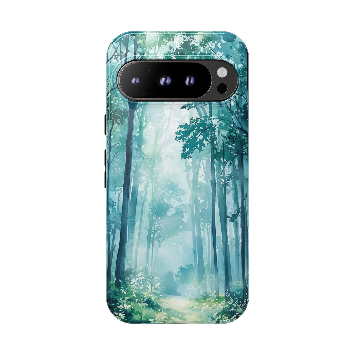 Enchanted Forest Dreamscape Watercolor Phone Case for iPhone, google Pixel & Samsung