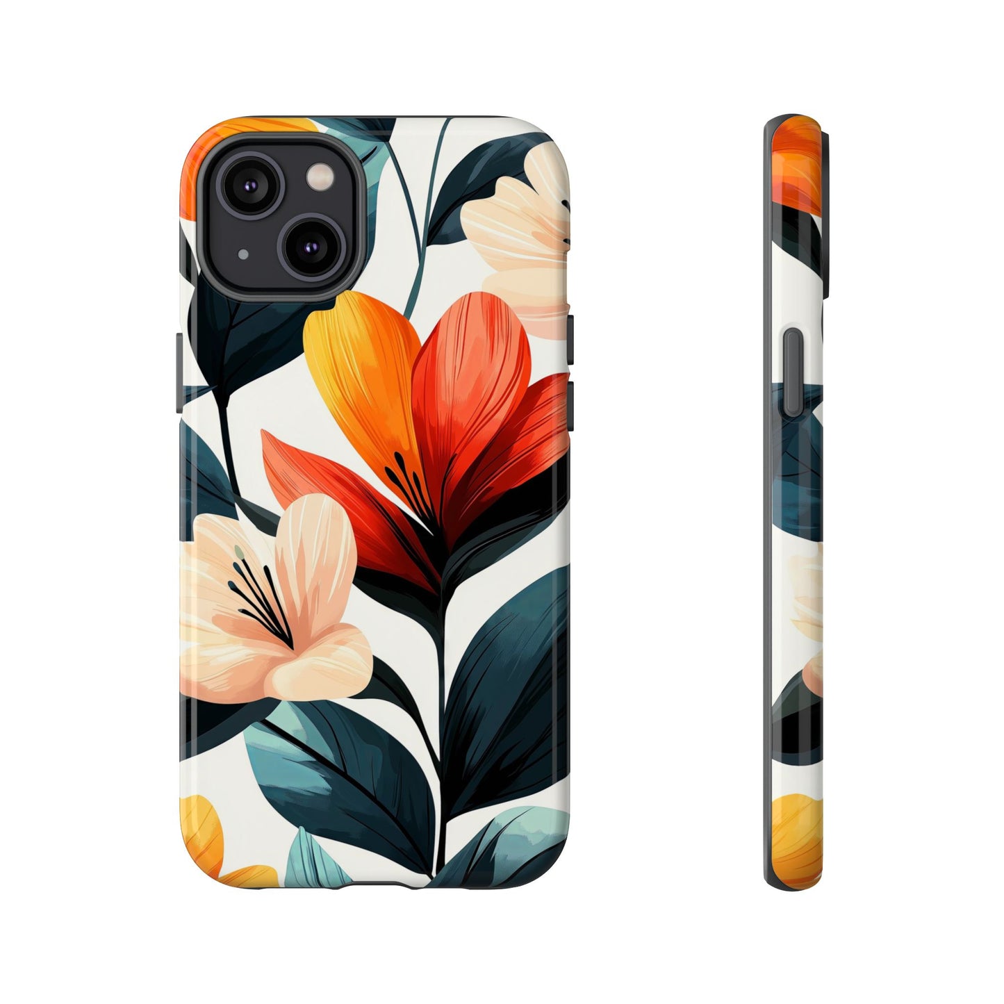 Sunset Garden Floral Case | Vibrant Bloom Design for iPhone, Pixel & Samsung