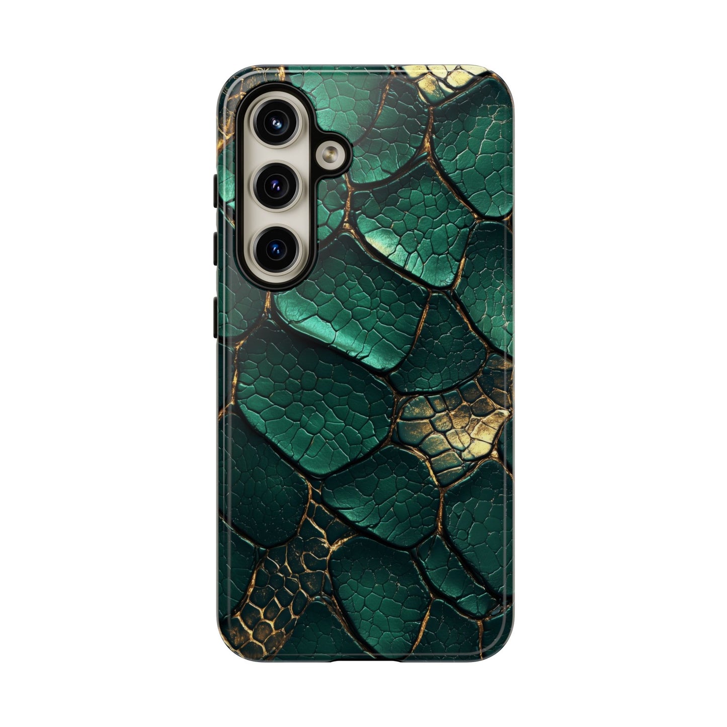Emerald Serpent Snakeskin Phone Case for iPhone, Samsung & Google Pixel