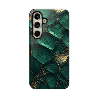 Emerald Serpent Snakeskin Phone Case for iPhone, Samsung & Google Pixel