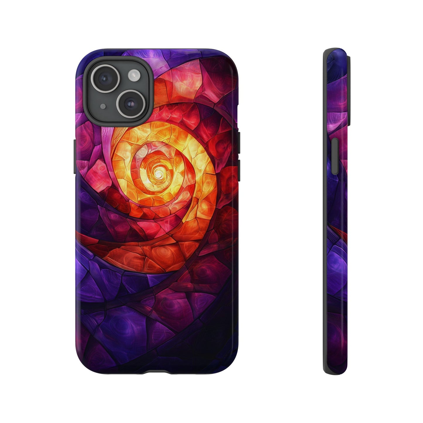 Retro Spiral Psychedelic Phone Case for iPhone, Samsung & Pixel