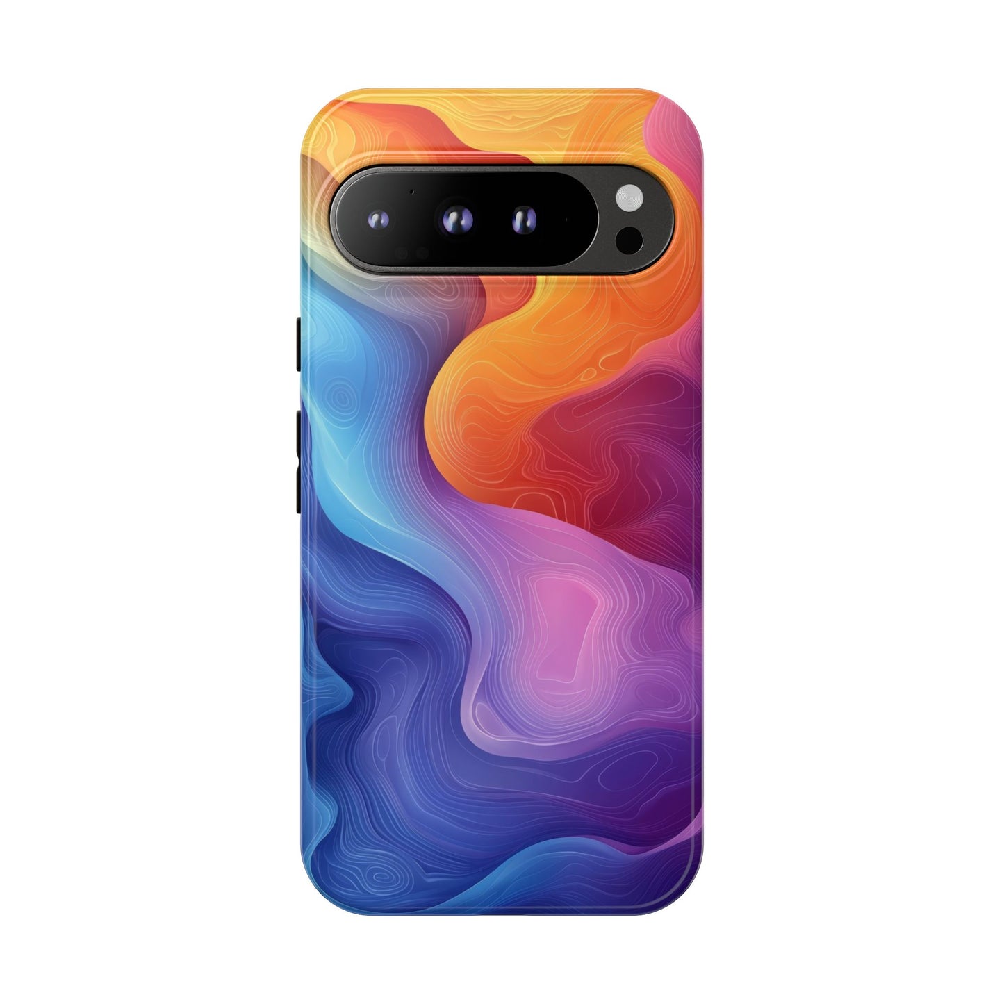 Aurora Flow Watercolor Phone Case for iPhone, google Pixel & Samsung