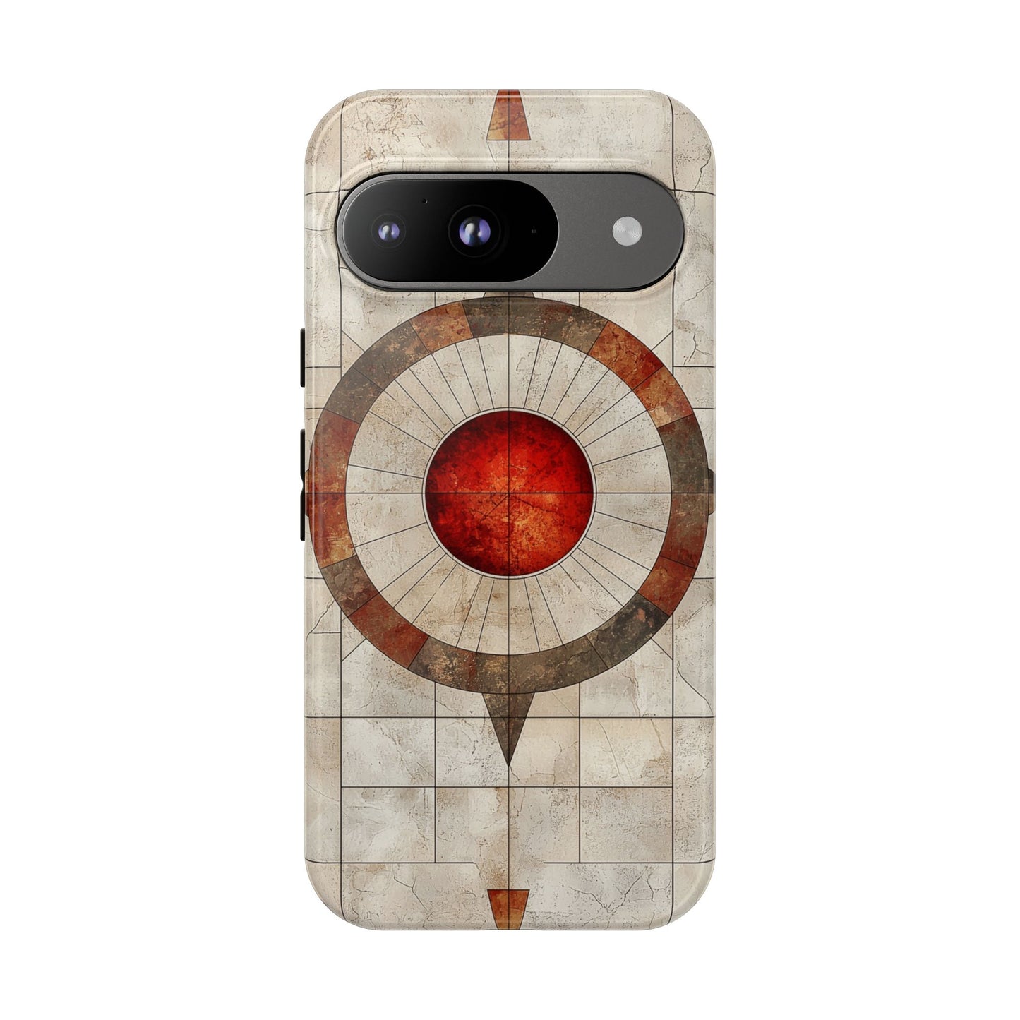 Boho Stone Compass Phone Case for iPhone, Pixel & Samsung