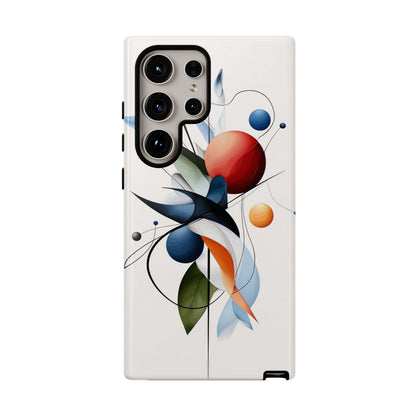 Orbit Bloom – Minimal Abstract Art Phone Case for iPhone, Samsung & Pixel