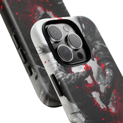 Duel of Fates | Red Energy Samurai Clash Phone Case for iPhone, Samsung & Pixel