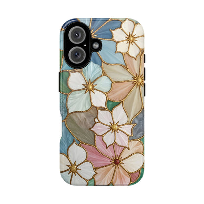 Floral Symphony: Stained Glass Elegance
