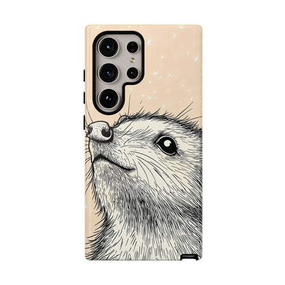 Starlit Wonder: Curious Critter in the Cosmos Phone Case for iPhone, Samsung & Pixel