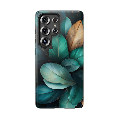 Iridescent Peacock Feather Luxe Phone Case for iPhone, Samsung & Google Pixel