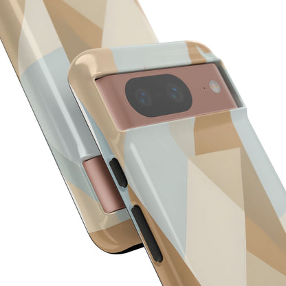Neutral Geometrical Triangular Abstract Pattern