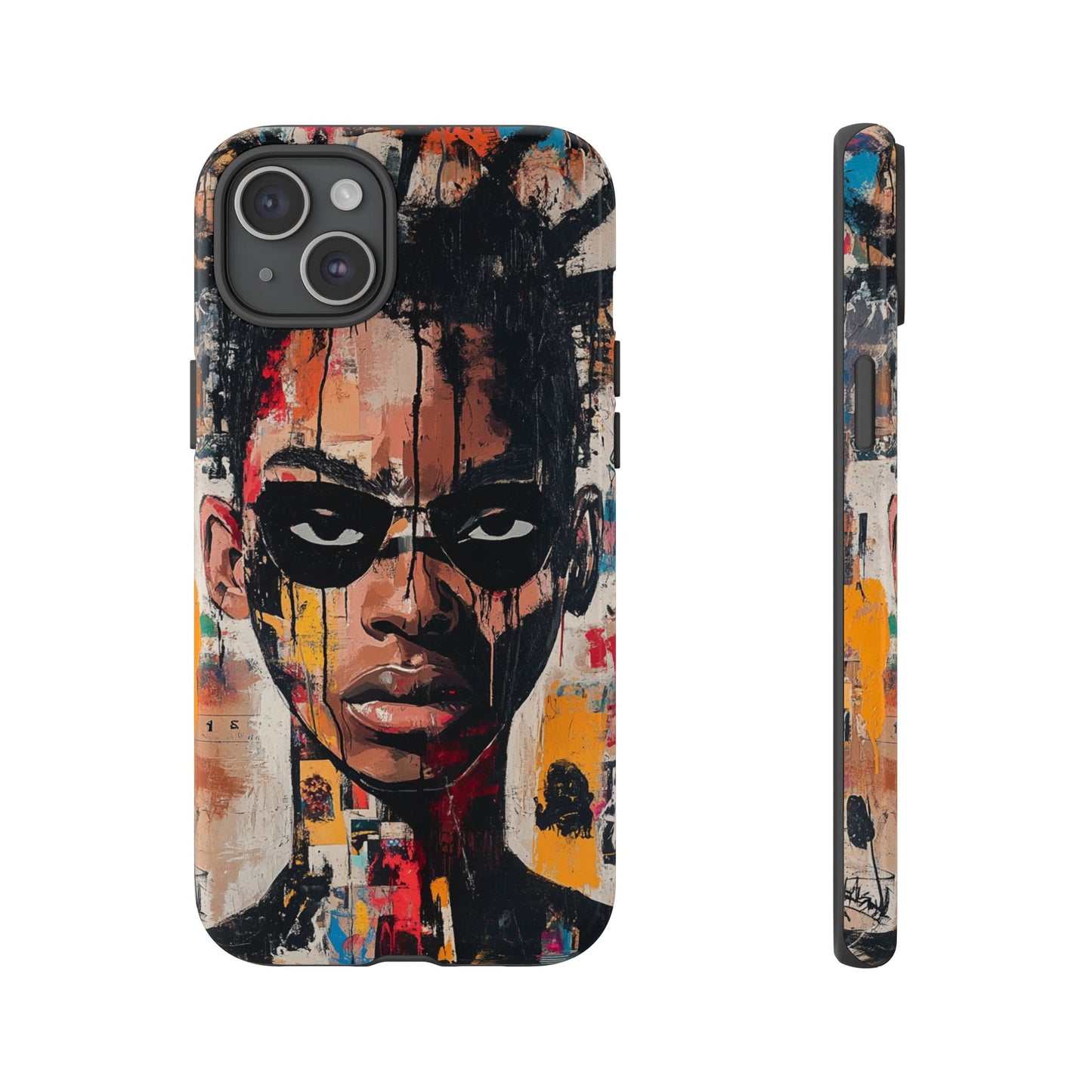Abstract Graffiti Phone Case – Basquiat Art Inspired - iPhone, Samsung & Google Pixel Cover - Artistic Painting Case,  Art Lover Gift