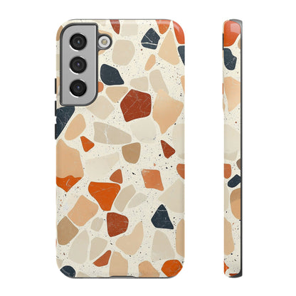 Rustic Terrazzo Stone Phone Case for iPhone, Pixel & Samsung