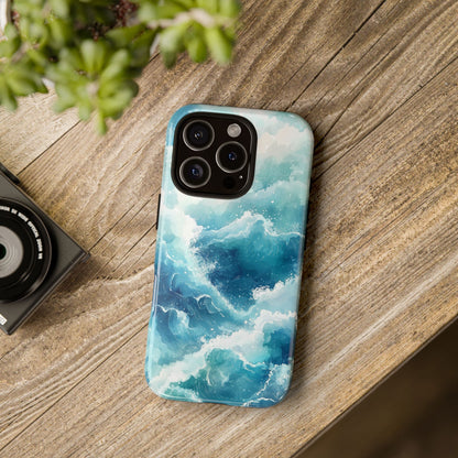 Tidal Tranquility Watercolor Phone Case for iPhone, google Pixel & Samsung