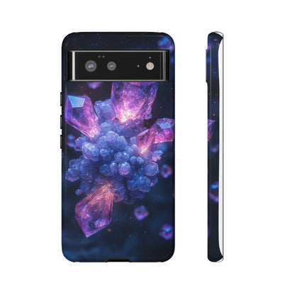 Cosmic Amethyst Crystal Phone Case for iPhone, Samsung & Google Pixel