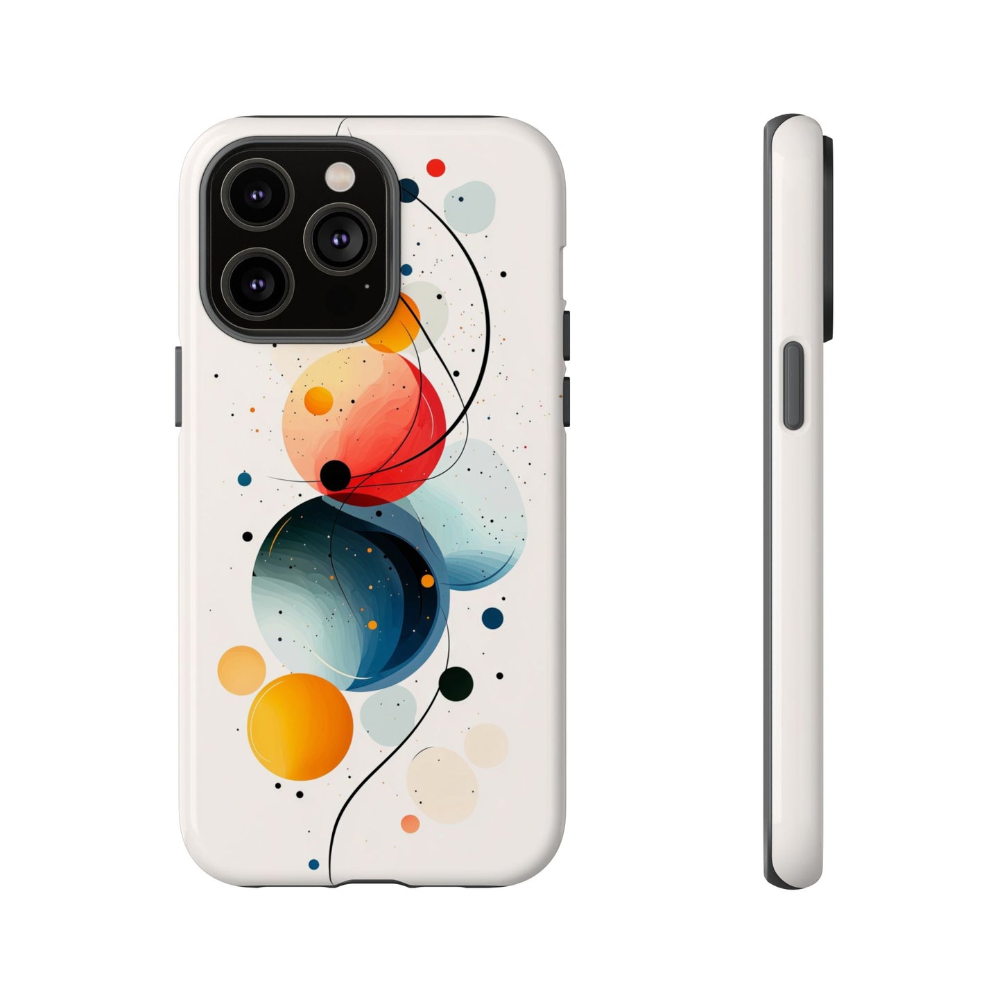 Orbital Drift – Cosmic Flow Abstract Phone Case for iPhone, Samsung & Pixel