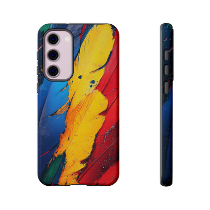 Tropical Macaw Feather Phone Case for iPhone, Samsung & Google Pixel