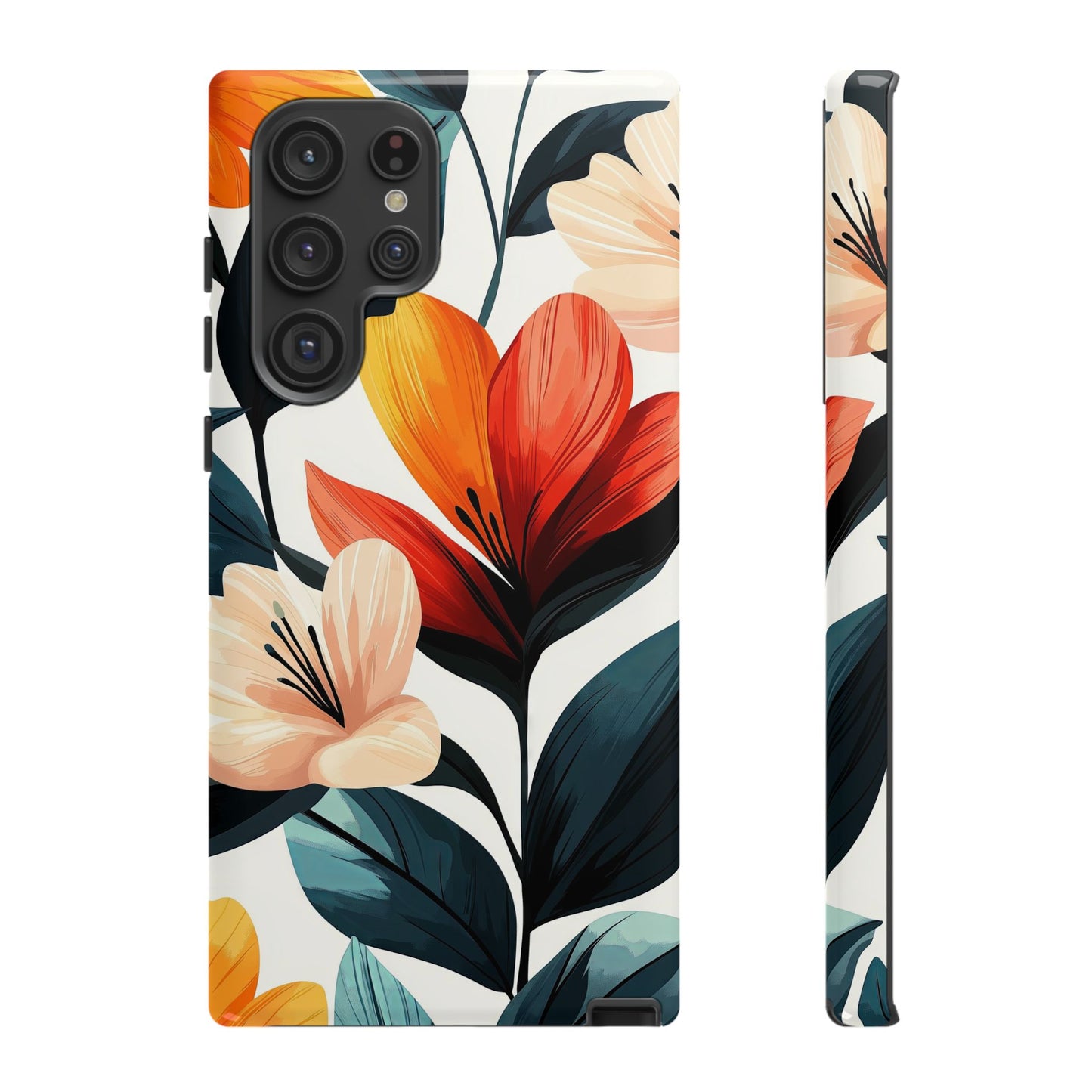 Sunset Garden Floral Case | Vibrant Bloom Design for iPhone, Pixel & Samsung