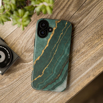 Jade Green Marble Case Design