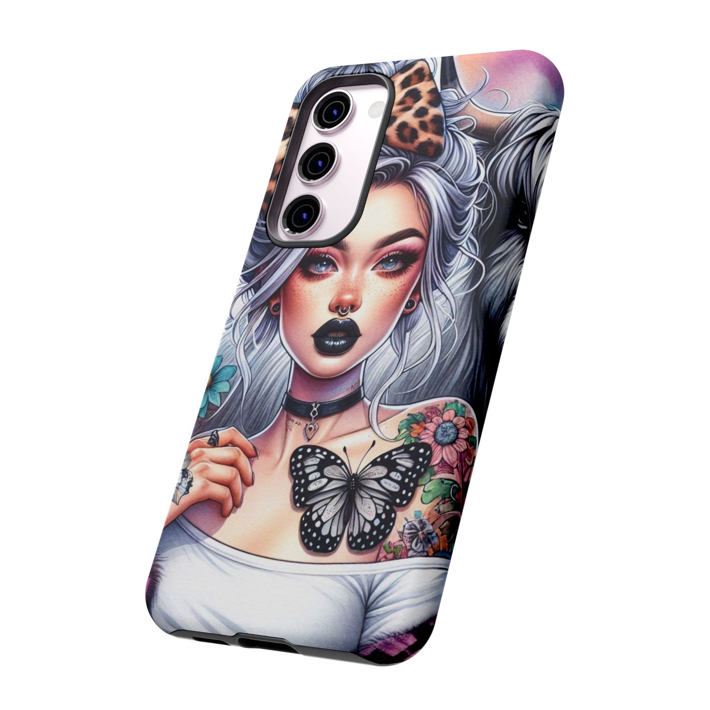 Wild Spirit – Gothic Chic & Nature Fusion Mobile Cover