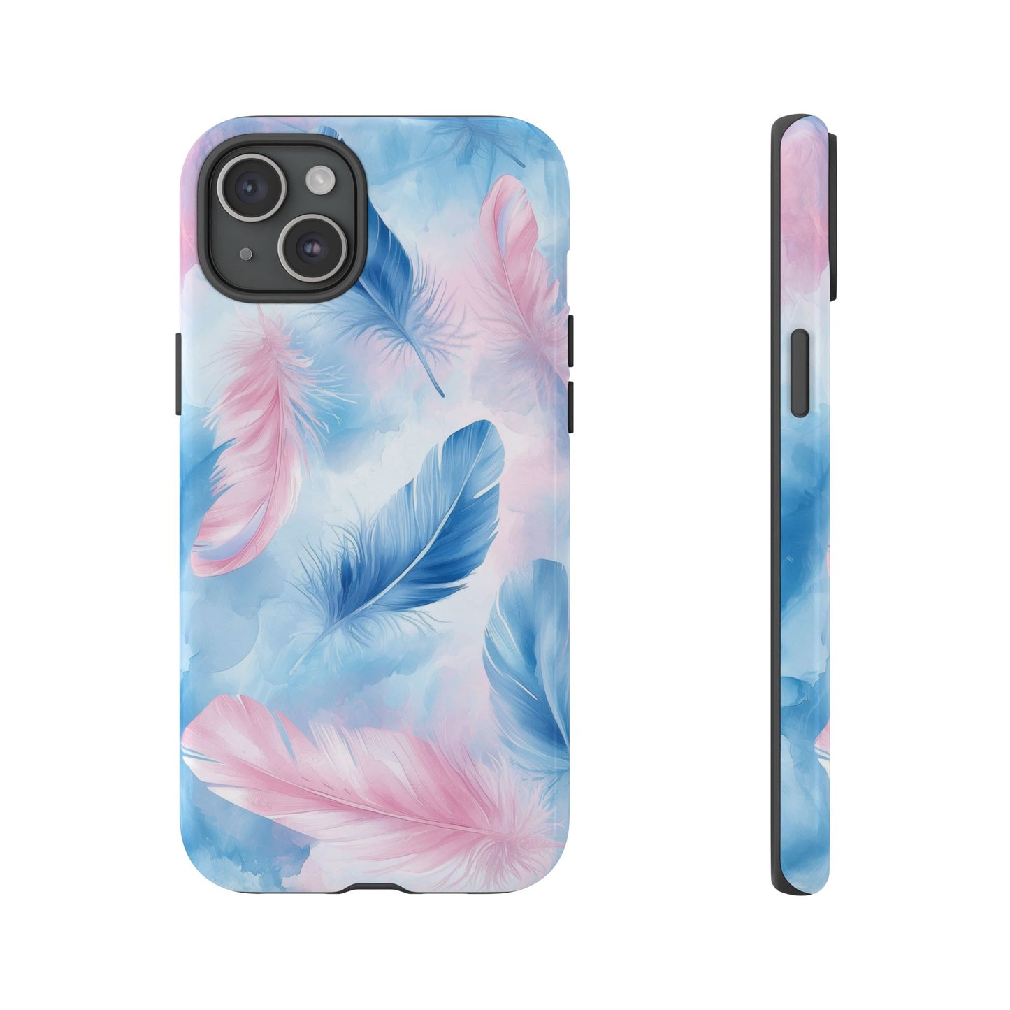 Whispering Feathers Watercolor Phone Case for iPhone, google Pixel & Samsung