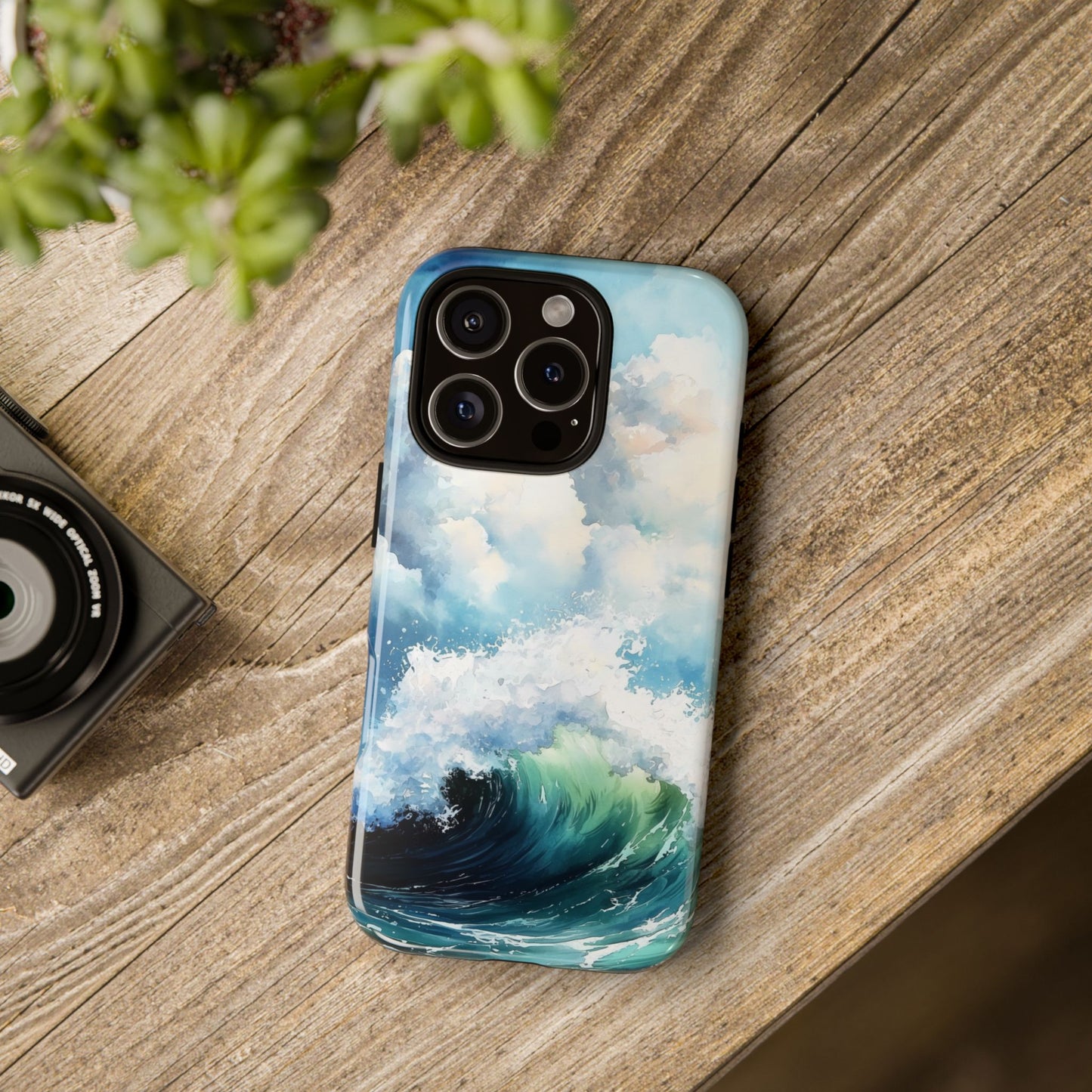 Pastel Wave Dream Watercolor Phone Case for iPhone, google Pixel & Samsung