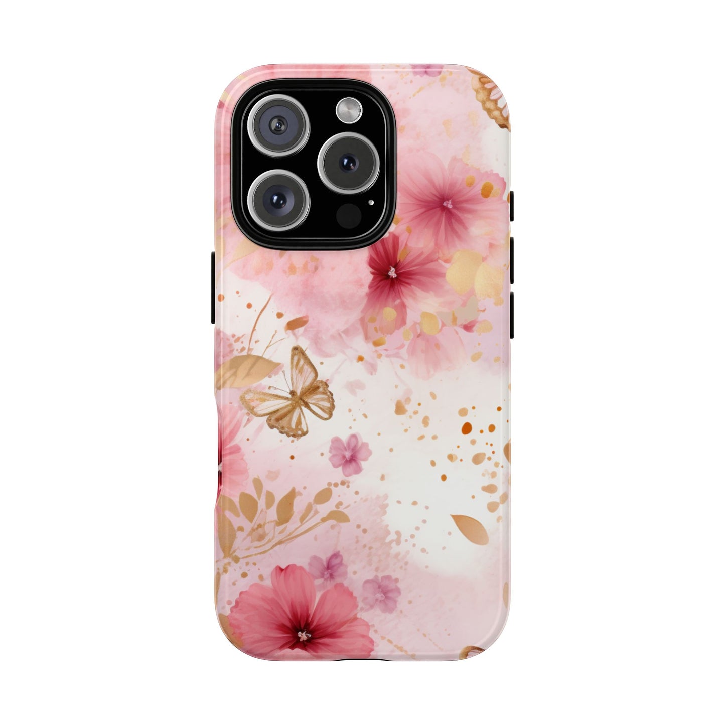 Blush Elegance Floral Mobile Case
