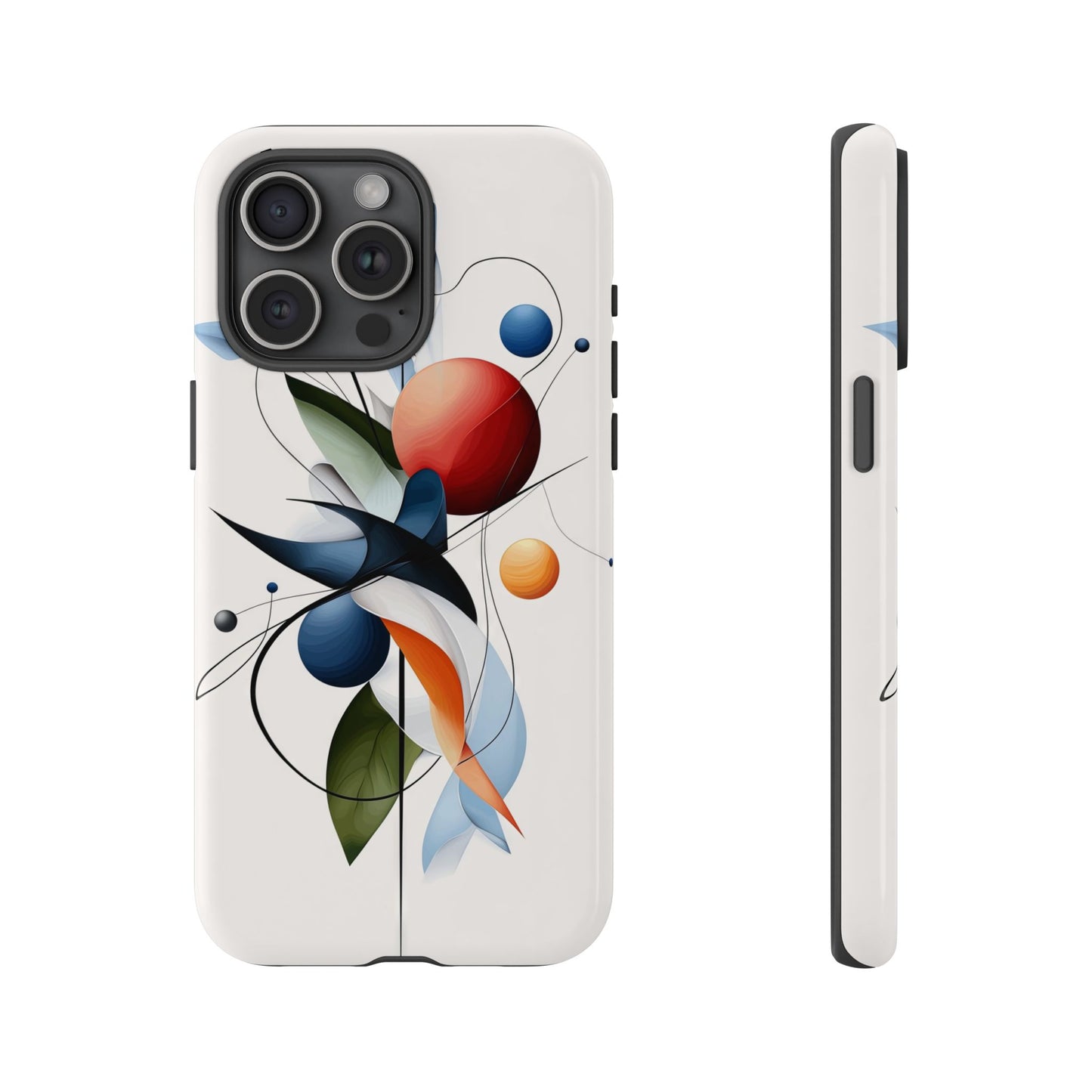 Orbit Bloom – Minimal Abstract Art Phone Case for iPhone, Samsung & Pixel