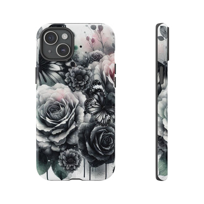 Ethereal Bloom – Floral & Butterfly Art Mobile Cover