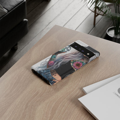 Tattooed Coffee Queen – Edgy Urban Aesthetic Mobile Cover