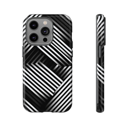 Monochrome Matrix Phone Case for iPhone, Pixel & Samsung