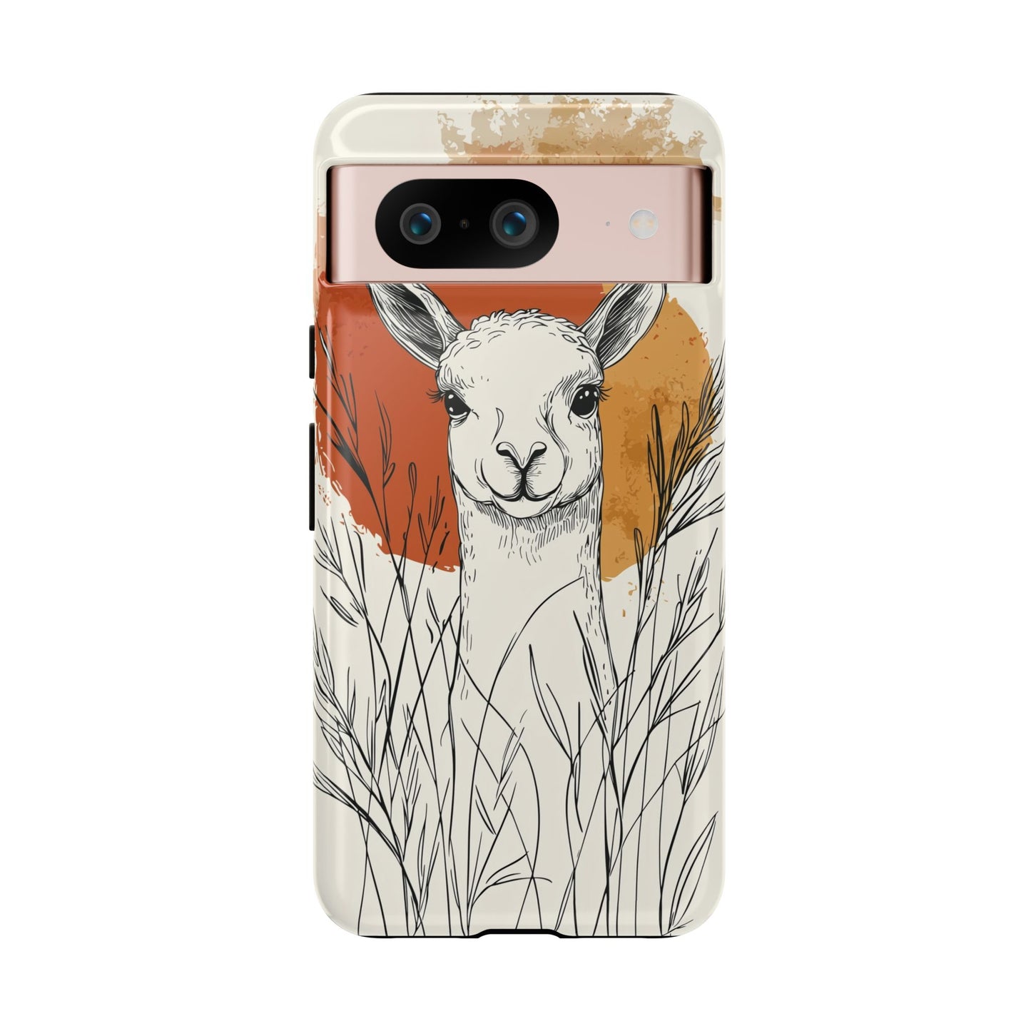 Hello Sunshine: The Llama in the Tall Grass Phone Case for iPhone, Samsung & Pixel
