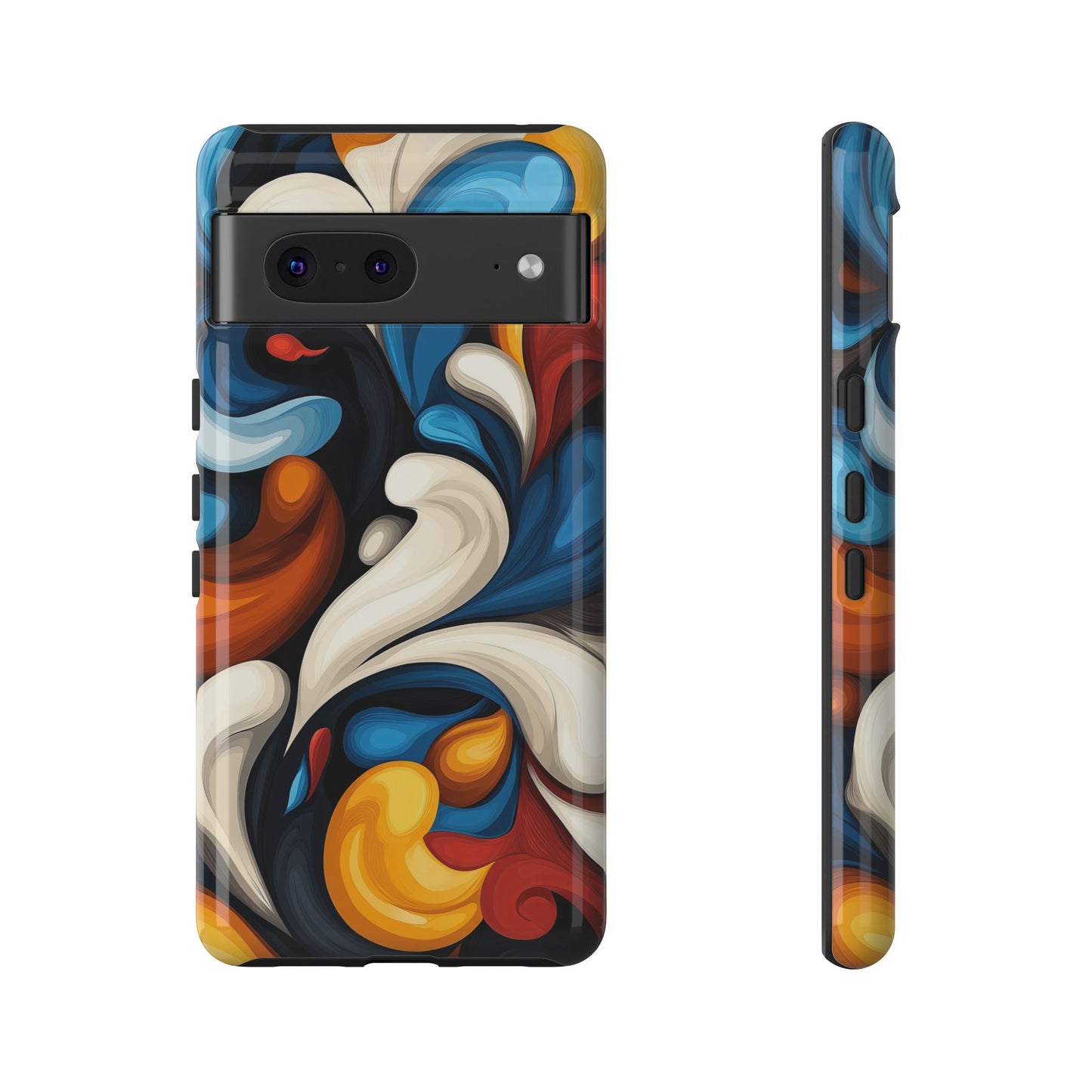 ColorSurge – Bold Fluid Abstract  Phone Case for iPhone, Samsung & Pixel