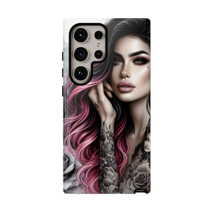 Tattooed Elegance – Gothic Art Mobile Cover