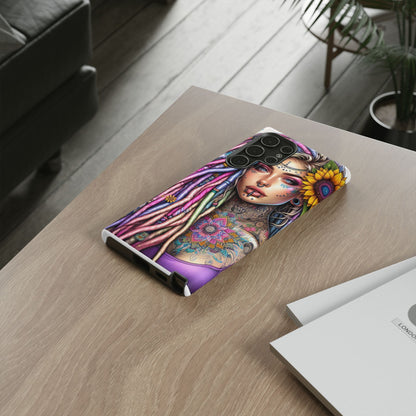 Boho Mandala Goddess – Ethereal Tattoo Art Mobile Cover