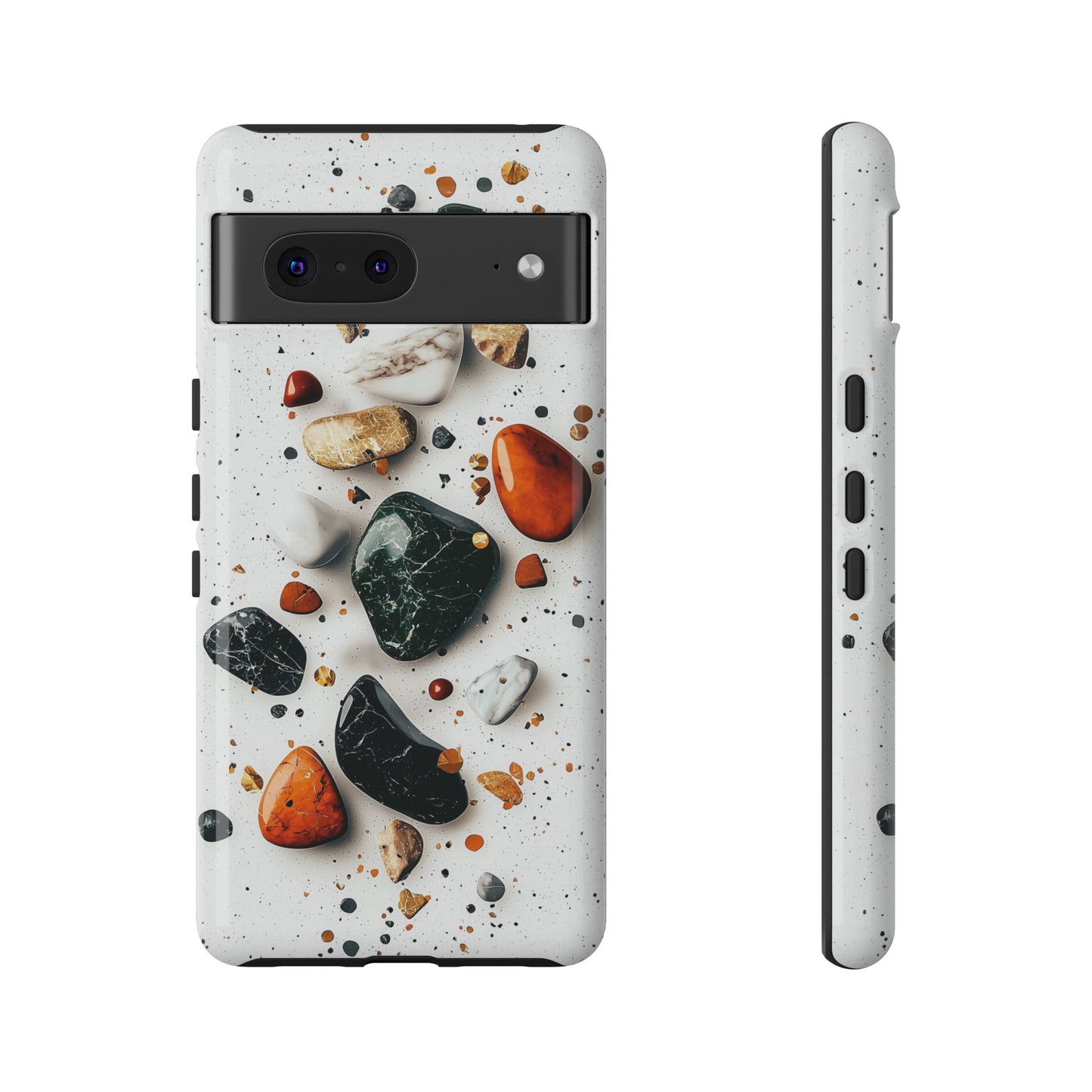 Marble Mosaic Charm – Terrazzo Stone Phone Case for iPhone, google Pixel & Samsung