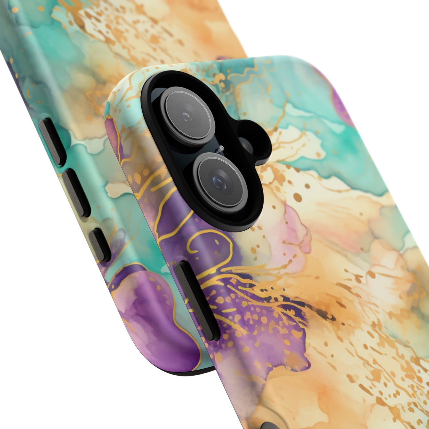 Golden Aura Abstract Watercolor Mobile Case