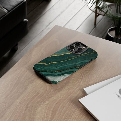 Jade Green Marble Case Design