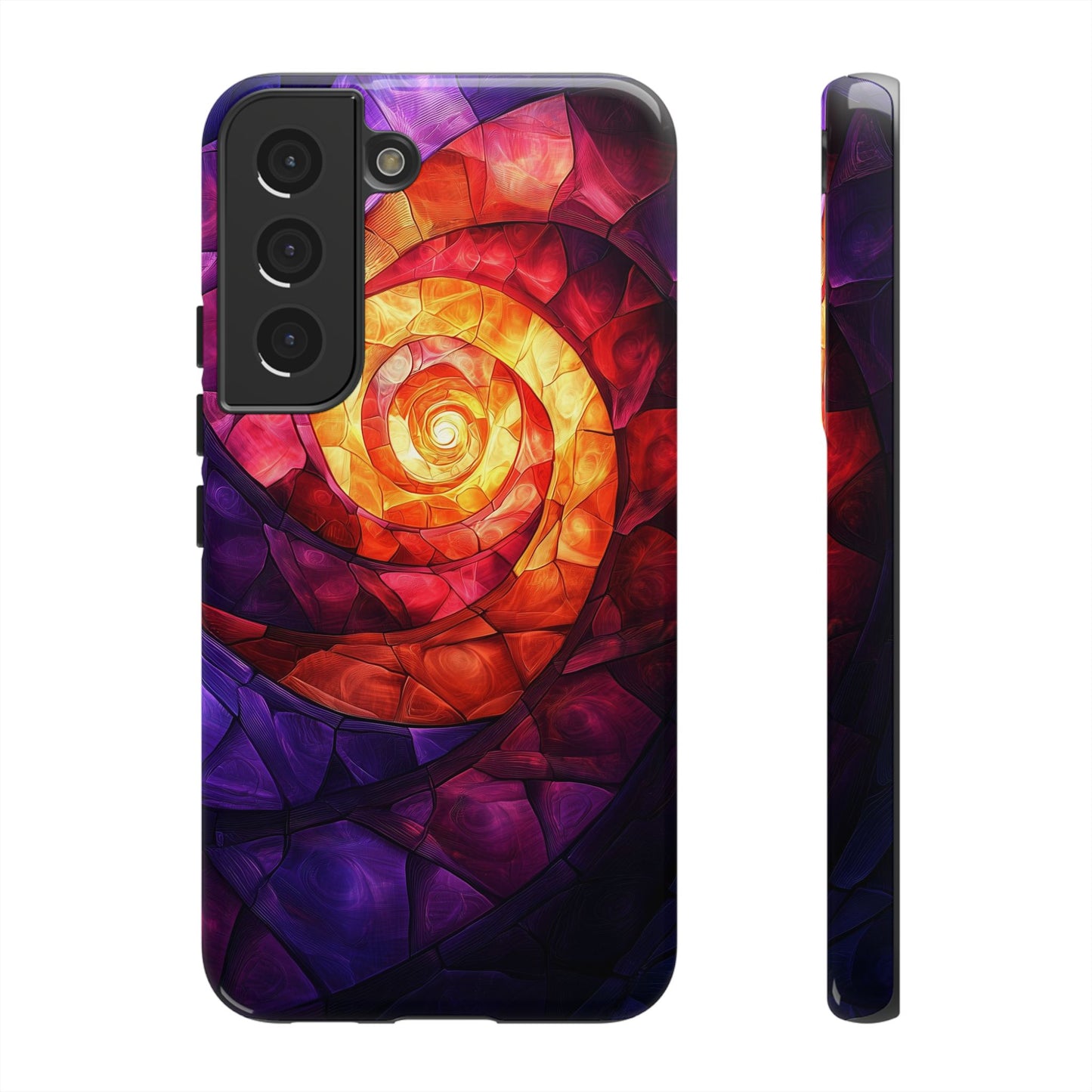 Retro Spiral Psychedelic Phone Case for iPhone, Samsung & Pixel