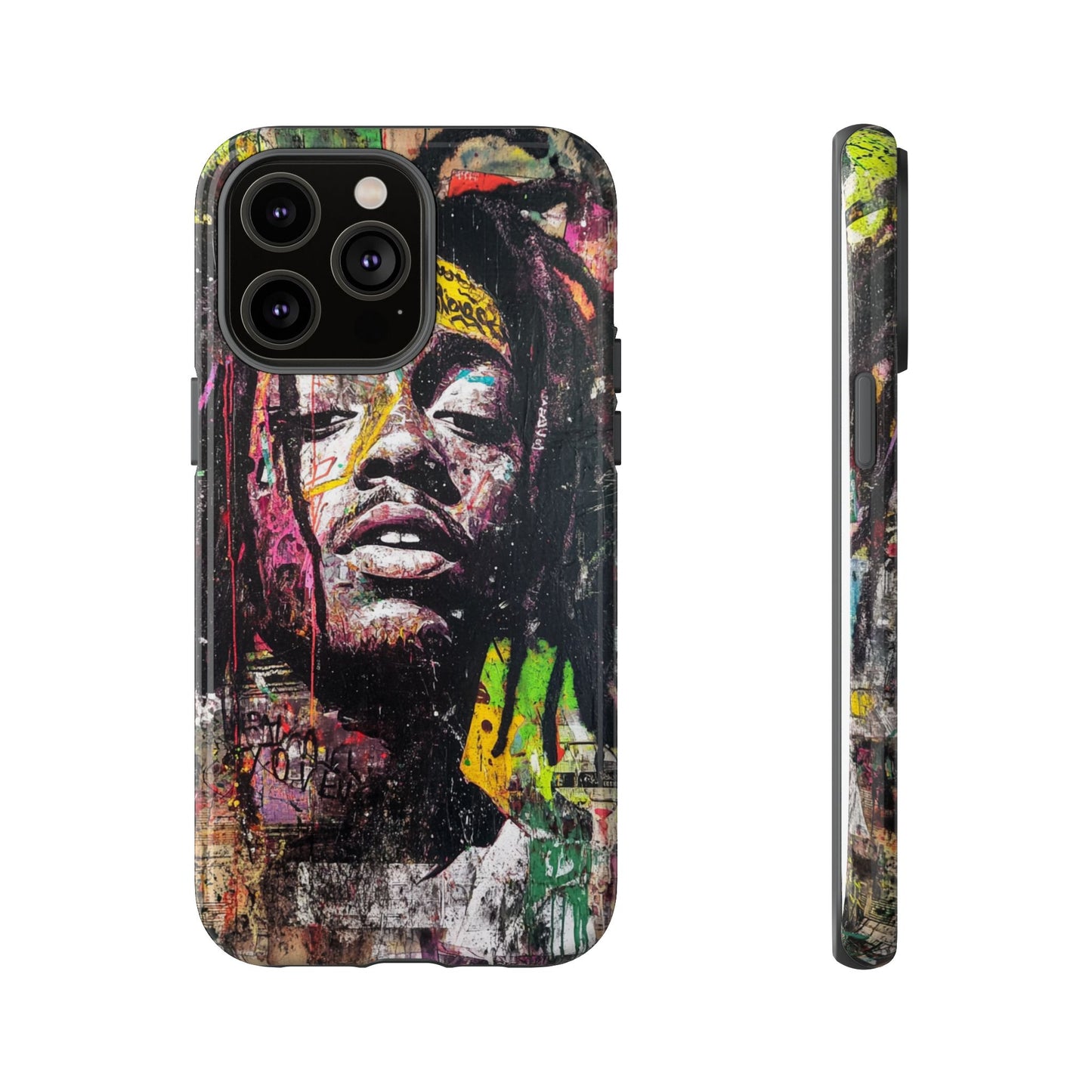 Basquiat Art iPhone Case – Bold, Graffiti-Inspired Street Art Cover - iPhone, Samsung & Google Pixel Cover - Artistic Painting Case, Art Lover Gift