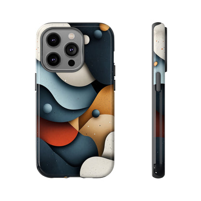 Cosmic Flow – Textured Abstract Phone Case for iPhone, Samsung & Pixel