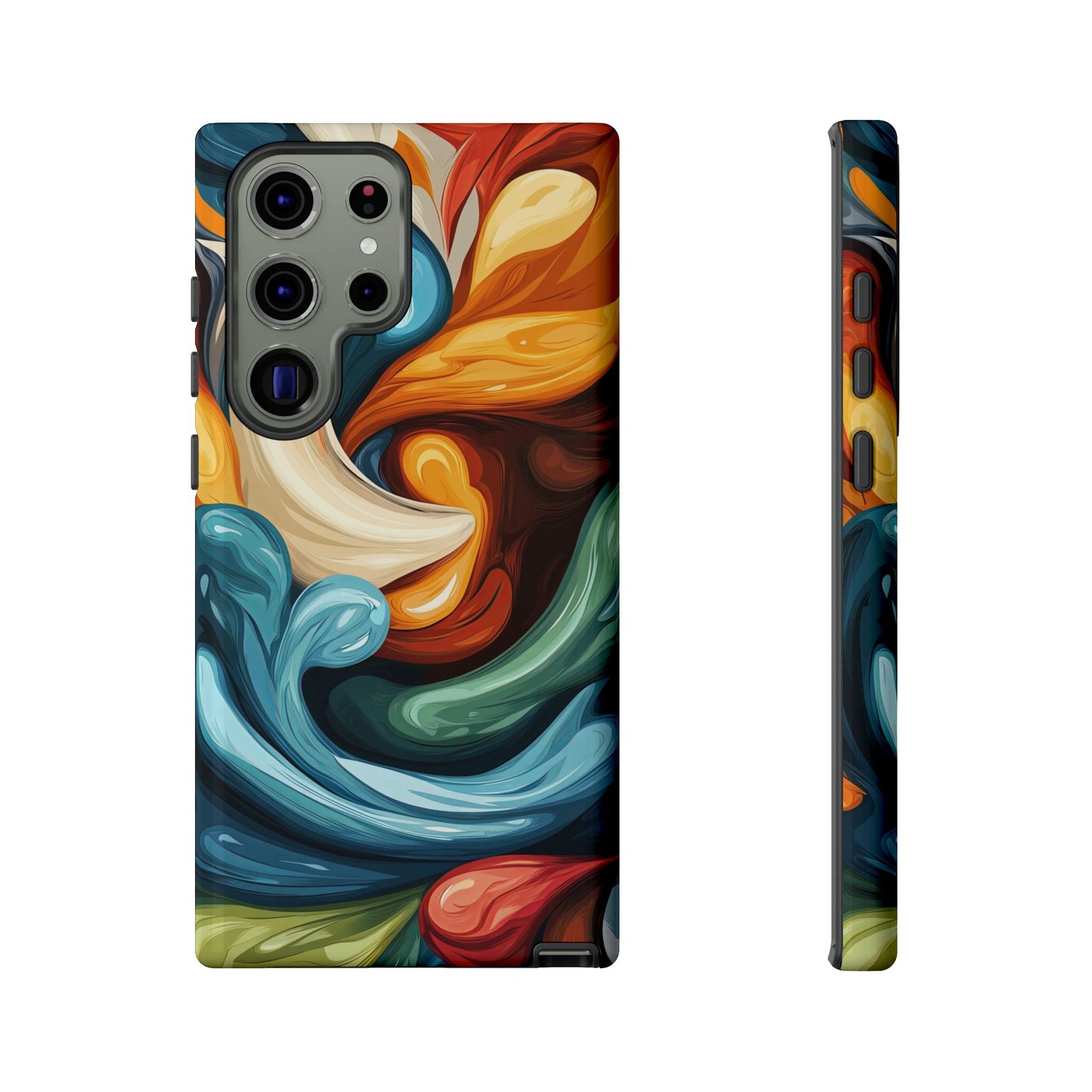 Color Current – Fluid Energy Abstract Phone Case for iPhone, Samsung & Pixel