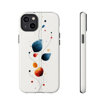 Celestial Dots Abstract Phone Case – Space-Inspired Art for iPhone, Samsung & Pixel