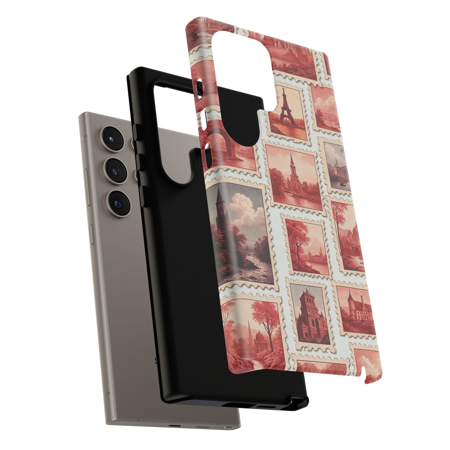 Vintage Postcard Stamps Phone Case